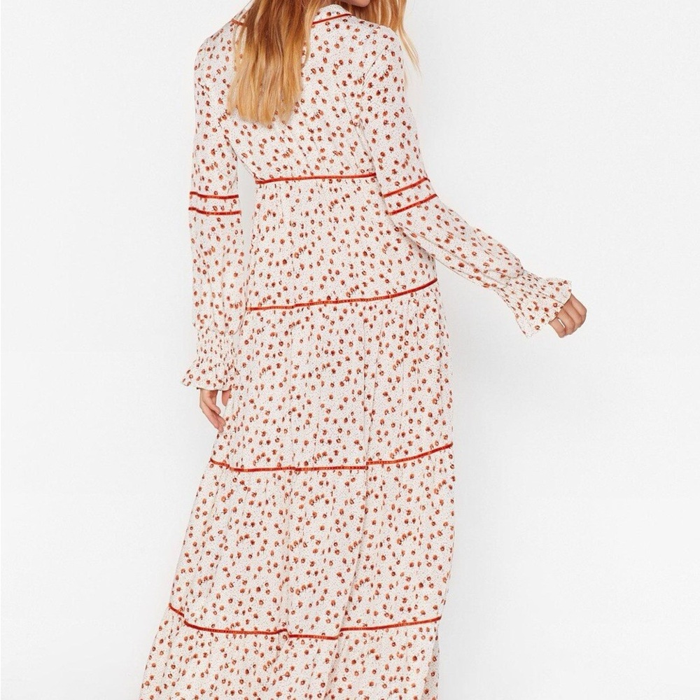 NWT boho Nasty Gal Floral Peasant Dress
